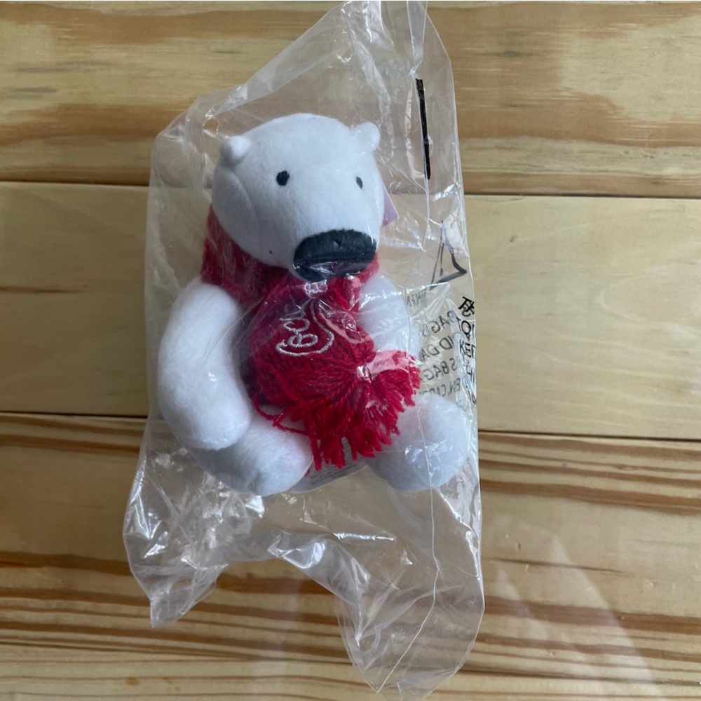 Mini Coca Cola polar bear plush